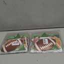 Pack of 2 Mulbozy Game Time Football Banner, 8 Ft Football Party Banner Decoration, Football Garland Pennant Banners for Birthday, Sports Fantasy Football Party Decor