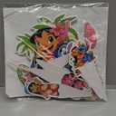 25 Pcs Cake Topper and Cupcake Toppers Set Birthday Party Supplies for Cartoon Blue Themed Birthday Decorations (Stitch)