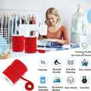 Tewadoo Bias Tape Double Fold 1/2 Inch - Red 55 Yards Polyester Binding Tape for Sewing, Quilt Binding, Hemming, Seaming and Fabric Piping