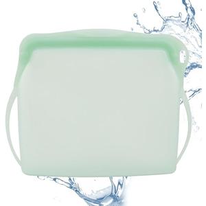 Silicone Food Storage Bags - Silicone Freezer Bags Food Pouches - Leakproof Preservation Bag, Stand up Reusable Snack Bags for Snacks, Lunch, Vegetables, Sandwich