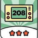2025 Super Combo Retro Cartridge Compilation Card Compatible with DS DSI 2DS 3DS DSIXL New 2DSXL New 3DSXL (208 Edition)