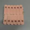 Trgowaul Light Pink Velvet Hangers Clips, Pant Hangers Velvet Clips, Strong Finger Clips Perfect for Thin Velvet Hangers Suit Skirt Pant Clothes Velvet Hangers, Velvet Baby Hangers Clips