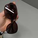 SIPHEW Polarized Sunglasses for Women | Vintage Square Sunglasses w UV400 Protection | Womens Wraparound Shade