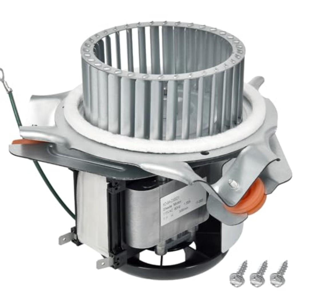 Fuabator HC21ZE123A, J238-150-15215 Draft Inducer Motor Kit Compatible with Jakel, Carrier, Payne, Bryant, HC21ZS123, HC21ZE123 Furnace Draft Inducer Blower Motor Kit Includes Blower Wheel and Bracket