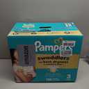 Pampers Swaddlers Diapers, Size 3 (13-26 lbs), 136 Count, Absorbent, Keeps Baby Dry and Comfortable, Skin Safe Disposable Baby Diaper
