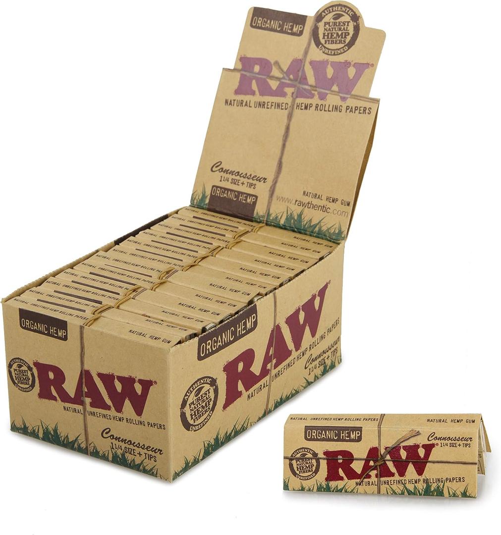 RAW ORGAN HEMP CONNOISEUR 1 1/4 24'