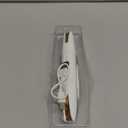 2-in-1 Heated Eyelash Curler USB Rechargeable Electric Eyebrow Trimmer Shaver, Fast Heating in, Anti-Burn Design, 24H Long-Lasting Effect,White