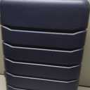 Sweetcrispy Carry on Luggage, Hard Shell ABS Suitcase with Double Spinner Wheels, Lightweight Expandable Rolling Suit Case with TSA Lock, 20 Inch Navy Blue