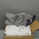 Globon Goose Down Comforter Queen Size All Season,400 Thread Count,Ultra Soft Noiseless Shell,,800 Fill Power Duvet Insert with Corner Tabs,White