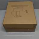 3-Way Dimmable Touch Control Table Lamp with 2 USB Ports and AC Power Outlet Modern Bedside Nightstand Lamp Fabric Shade and Metal Base for Guestroom Bedroom Living Room Hotel LED Bulb Included White