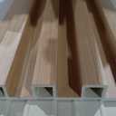 WPC Wood Slat Wall Panels, 8 Pack 95 x 6 Accent Slat Wood Slats for Wall and Ceilings, Acoustic Panels for Interior Wall Modern Dcor, Oak