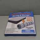 Storage Logic King/Cal-King Foam Mattress Vacuum Bag for Moving, Storage, Vacuum Seal Mattress Bag with Straps