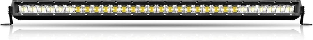 Autofeel 32 Inch Led Light Bar, 240W Single Row Flood & Spotlight Beam Combo Lightbar, Waterproof Slim Straight Off Road Driving Lighting for Boat Trucks SUV ATV UTV Autofeel 32 Inch Led Light Bar, 240W Single Row Flood & Spotlight Beam Combo Lightbar, Waterproof Slim Straight Off Road Driving Lighting for Boat Trucks SUV ATV UTV