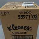 Kleenex Ultra Soft Facial Tissues, 8 Cube Boxes, 80 Tissues per Box, 3-Ply