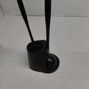MR.SIGA Toilet Plunger and Bowl Brush Combo for Bathroom Cleaning, Black, 1 Set (One Size)