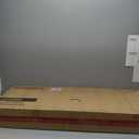 SONGMICS 6 LEDs Mirror Jewelry Cabinet, 47.2-Inch Tall Lockable Wall or Door Mounted Jewelry Armoire Organizer with Mirror, 2 Drawers, Christmas Gift, 3.9 x 14.6 x 47.2 Inches, White