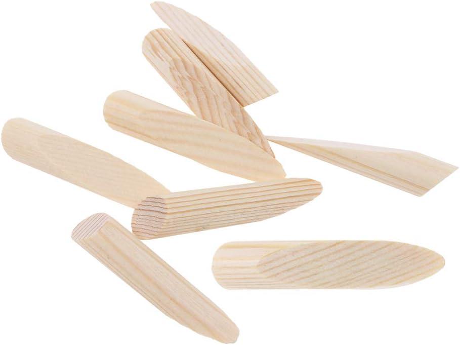 AUTOTOOLHOME 100 Pack Solid Wood Pocket Hole Plugs Pine for Pocket Hole Jig Woodworking Tool with a Storage Case(100)