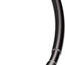 Zenna Home No Drill Curved Shower Curtain Rod, 32 - 40 Inches Adjustable Shower Rod for Small Tubs or Showers, Easy Install, Choice of No Drilling Tension or Wall Mount, Rustproof, Bronze