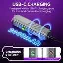 365nm UV Flashlight Rechargeable,Small Black Light Flashlight Powerful Ultraviolet Blacklight,UV Lamp for Pet Urine Detection,Scorpion,Resin Curing,Yooperlite,Blood Tracking,Hotel hygiene,ACLeak (UV)