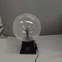 Katzco 7 Inch Plasma Ball Lamp - Touch and Sound Sensitive Electric Globe with Lightning Effects - Plug-in Energy Ball for Parties, Room Decor, and STEM Learning - Static Electricity Sphere for Kids