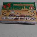 Train Set Kids Electric Train Set, Toy Train with Smoke, Light and Sounds, Christmas Model Train Toy for Ages 3 4 5 6 7 8+ Years Old Boys Gifts, Black