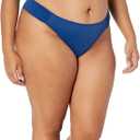 Amazon Essentials Women's Side Tab Bikini Swimsuit Bottom (X-Large, Deep Blue)