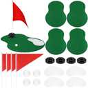 4 Set 20 PCS Golf Sport Centerpieces Table Decorations Golf Themed Party Decorations Golf Birthday Party Supplies Including Golf Ball Sand Trap Red Flag Plastic Flag Stand for Sport Themed Party Decor