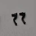 3 Finger 5.9" CNC Shorty Hand Control Lever Kit Brake Clutch Levers Fit for Harley Softail Low Rider S Sport Glide Standard Street Bob 2015-2024 (Black)
