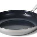 Tramontina Signature Tri-Ply Clad Stainless Steel 12-Inch Large Frying Pan
Induction-Ready Skillet, Dishwasher-Safe, NSF-Certified