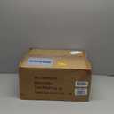 WELLIFE 700 Pieces Silver Plastic Dinnerware Set for 100 Guests - Includes Plates, Cups, Napkins, and Disposable Cutlery - Elegant White & Silver Design, Perfect for Parties and Events