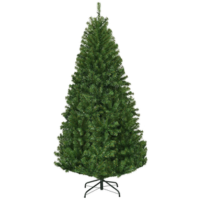 6Ft Pre-Lit Artificial Christmas Tree Hinged 350 LED Lights