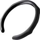 Quick Install Sporty Black Perforated Nappa Leather Steering Wheel Cover for All 14 to 15 inches Car Sedan Coupe SUV Pickup 14.5 to 15