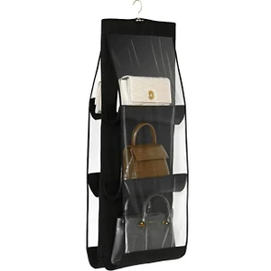 Bag Organizer Hanging Storage Bag for Closet Space-Saving Wall-Mounted Purse Organizer Easy Access and Selection
