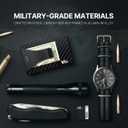 typecase Minimalist Wallet for Men: Metal Card Holder with Removable Money Clip, Real Carbon Fiber, RFID Blocking, Slim, Utral Thin, Small, Front Pocket, Hold up to 15 Credit Cards