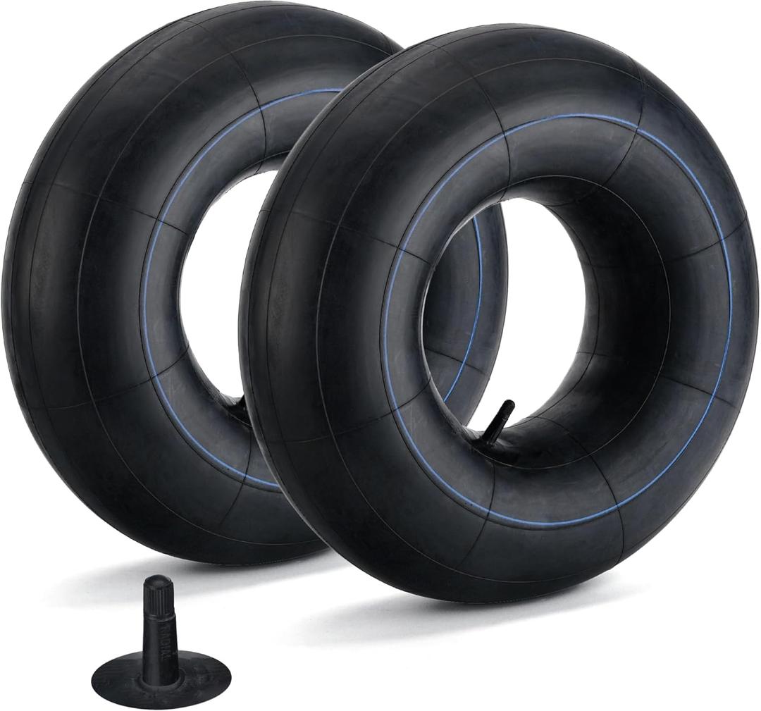 Improvedhand 20x8.00-8" to 20x10.00-8" Tire Inner Tubes with TR13 Straight Valve Stem, Heavy Duty Premium Inner Tubes for Lawn Mowers, Tractors, Hand Trucks, Wheelbarrows, Trolleys, Wagons