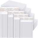 Henoyso 100 Pcs Bubble Mailer 4 Sizes Self Adhesive Waterproof Padded Envelopes Cushioning Seal Bubble Shipping Envelopes for Mailing Packaging Small Business Packing Supplies (White)