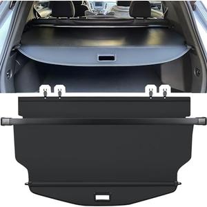 Trunk Cargo Cover for Chevy Chevrolet Equinox GMC Terrain 2018 2019 2020 2021 2022 2023 2024 2025 Retractable Rear Trunk Cargo Luggage Security Shade Cover Shield Waterproof Upgraded Version (Black)