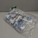 Uphome Boho Bathroom Rugs Blue Vintage Non-Slip Bath Rug Oriental Soft Machine Washable Bathroom Mat Cute Tribal Floral Bath Mats for Bathroom Decor for Sink Shower Toilet, 20x31 inch