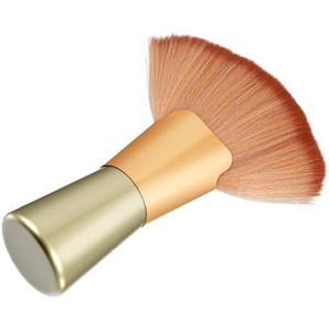 Spray Tan Tent, Large Body Dual-Use Fan Brush for Makeup Setting Powder Brush & Body Spray Tan Tent, Professional Finishing Brushes with Soft Bristles, Salon & Home Use, 6 Inch