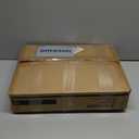 SUPERJARE 5.7 Inch Console Table with Outlet, Sofa Table, Behind Couch Table, 5.7 x 39.4 x 29.7 Inches, Metal Frame, for Living Room, Hallway, Rustic Brown