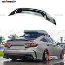 Rear Spoiler Compatible with 2018-2022 Honda Accord, R Style Duckbill Fits for 2018 2019 2020 2021 2022, Exterior Trunk JDM Highkick Wing Lip (Glossy Black)