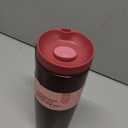 Owala SmoothSip Slider Stainless Steel Insulated Travel Mug with handle, 100% Leak Proof, For Hot and Cold Drinks, Travel Friendly with Sliding Lock Lid, 24 oz, BPA Free, Leak Proof, Black Cherry