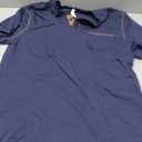Men's Henley Shirts Short/Long Sleeve Casual Cotton T-Shirt Classic Button Basic Stylish Tees Tops (Blue, M)