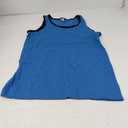 A.M.S Men’s Sleeveless Tank Top – Lightweight Casual Shirt, M, Blue