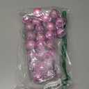 XmasExp 24ct Christmas Ball Ornaments Shatterproof Christmas Ornaments Set Decorations for Xmas Tree Balls 40mm/1.57 (1.57'', Pink)