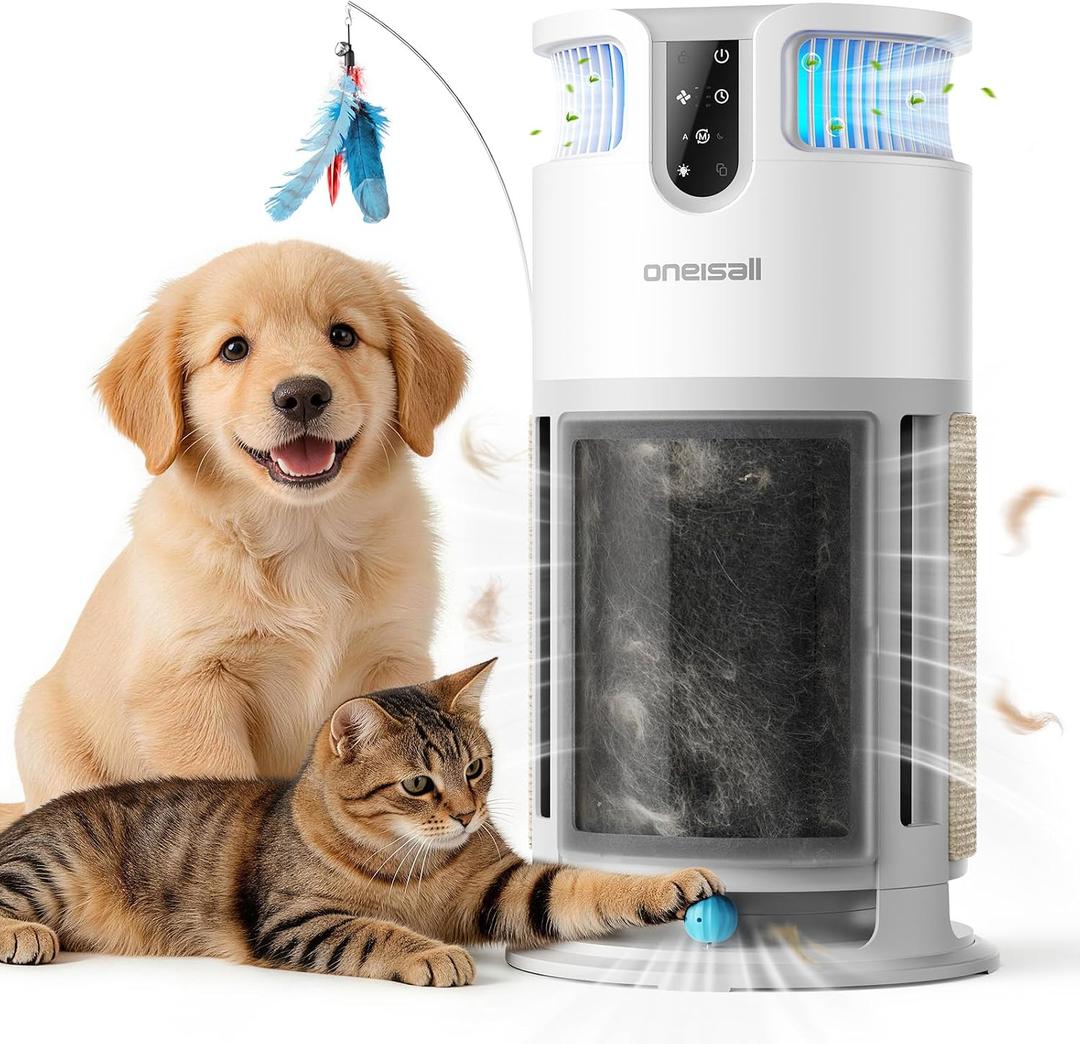 oneisall Pet Cat HEPA Air Purifier for Home Large Room, PP04