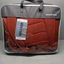 Full Coverage Faux Leather Car Seat Covers Full Set,Automotive Seat Covers for Cars,SUVs Pick-up Truck, Car Seat Cushion, Wine Red Seat Covers for 5 Seats