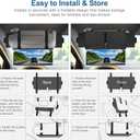 Veharvim Sun Visor Extender for Car (Polarized, UV400, PC Lens, 2 Side Sunshade), Car Visor Extender Sun Blocker, Visor Extender Attachment, Anti-Glare for Safe Driving