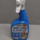 Pet Odor and Stain Eliminator - 32 oz ACTIVE Enzyme Cleaner for Dog & Cat Urine, Stain Remover Spray for Carpet, Upholstery, Hardwood, Spot Cleaning, Deodorizer for Dogs Cats Pets - Natural Citrus Oil