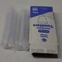 SETUP Clear Hard Plastic Cups/Tumblers [5 oz. Squat - 100 Count] Small Disposable Party Cocktail Glasses